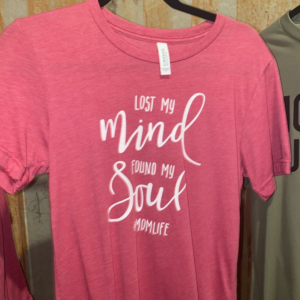 Lost my mind found my soul canvas tee